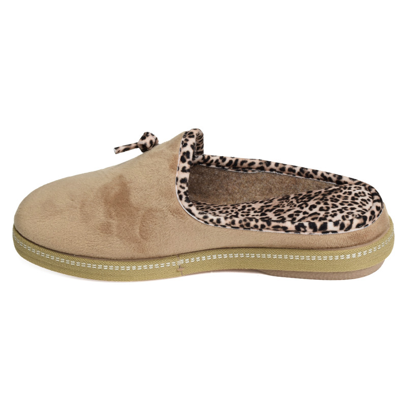 6812 Beige Léopard, Mules La Maison de l'Espadrille