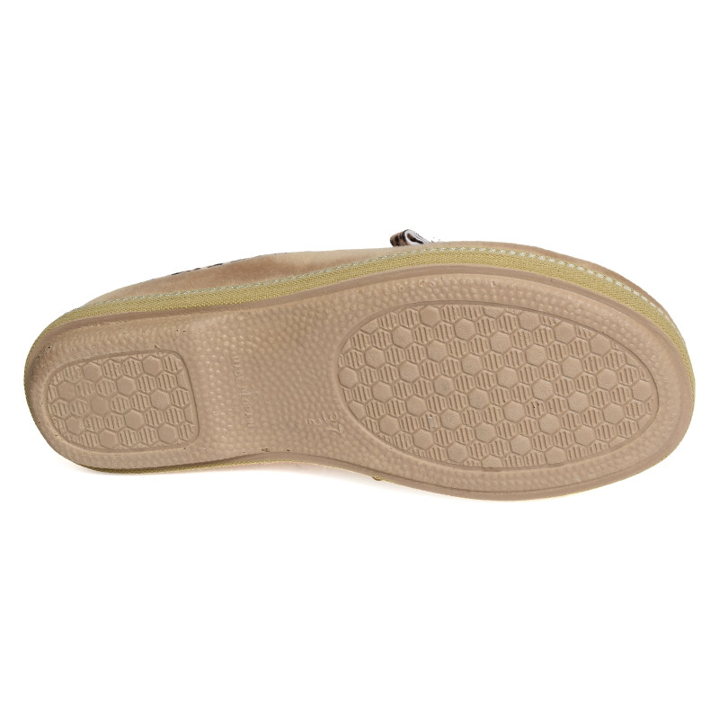 6812 Beige Léopard, Mules La Maison de l'Espadrille