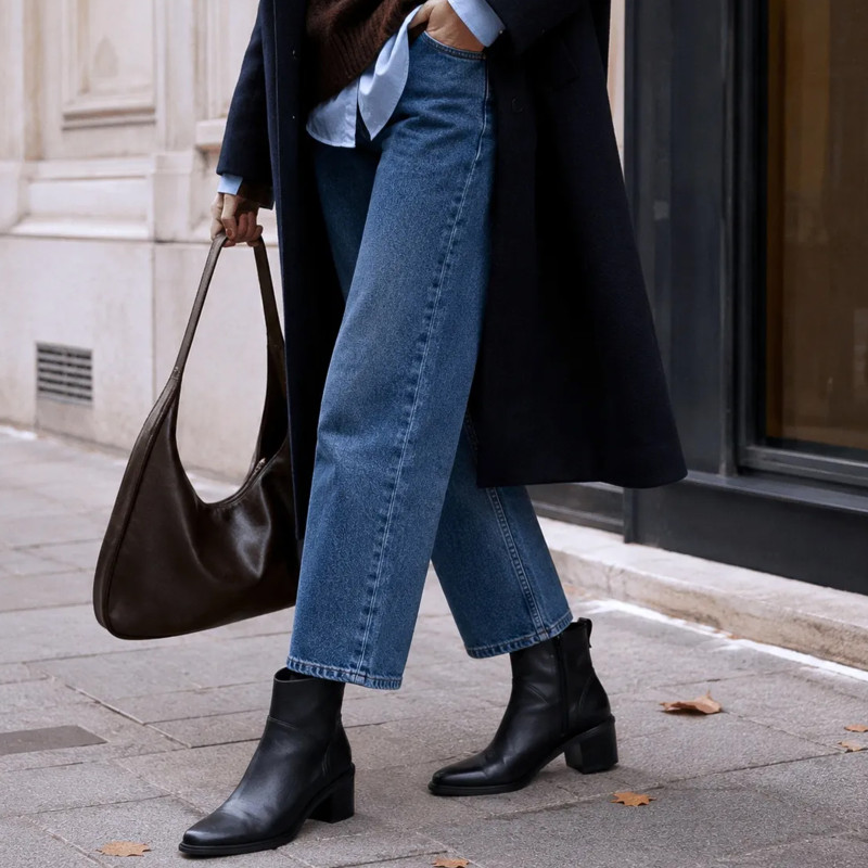 LARUZ Noir, Bottines Fugitive