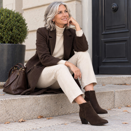 EITHEL 02 Chocolat, Bottines Regarde le Ciel