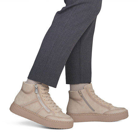 N9901 Beige, Boots Rieker