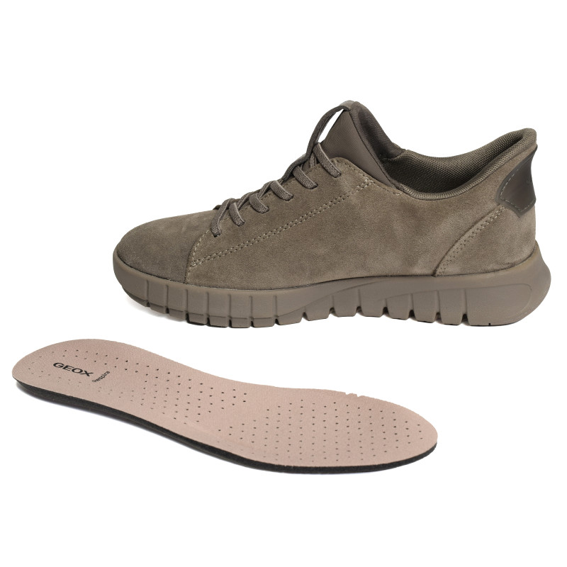 D FLEXTRIDE PLUS C Taupe, Slip-On Geox