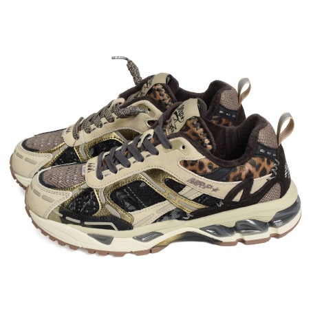 HICHO Beige Multicolore, Baskets running MRP Star