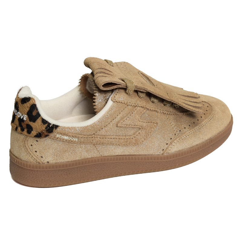 SHEFFIELD GOLF W Camel Léopard, Sneakers basses Schmoove