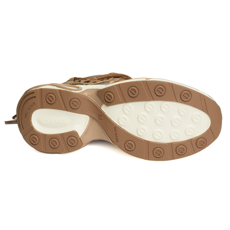 WILLO RUNNER Marron Léopard, Baskets running No Name