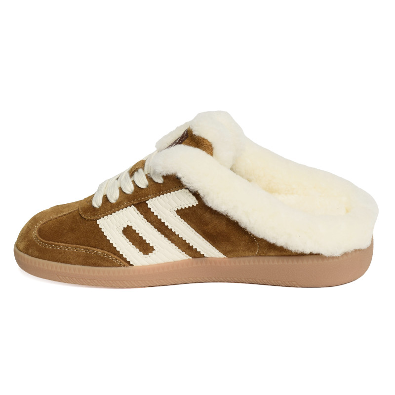 EASTER SUEDE Camel, Baskets Mode Back 70