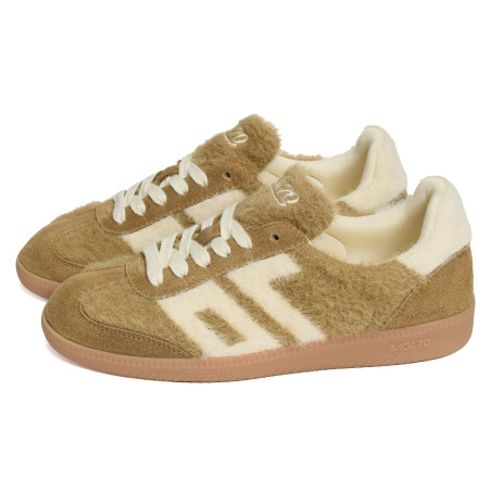 MOHAIR Marron Beige, Baskets Mode Back 70