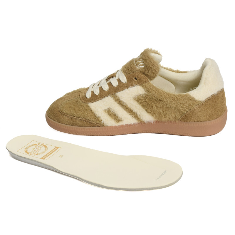 MOHAIR Marron Beige, Baskets Mode Back 70