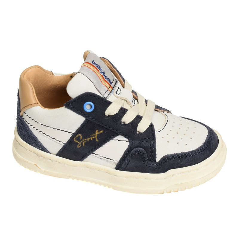 ALES Blanc Marine, Chaussures à Lacets Babybotte