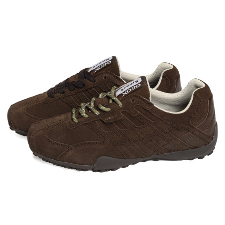D SNAKE A Chocolat, Sneakers basses Geox
