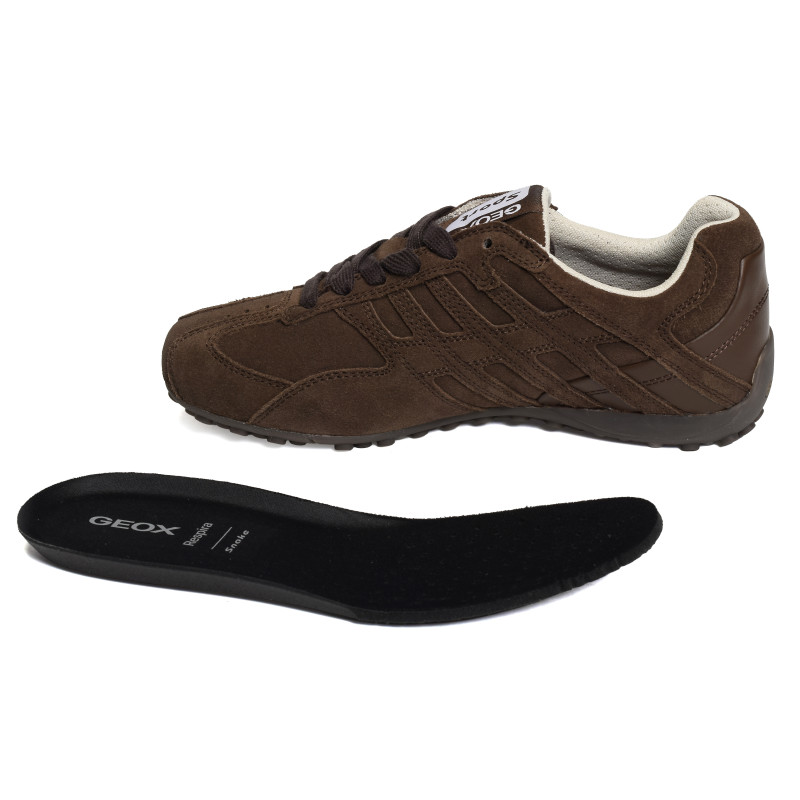D SNAKE A Chocolat, Sneakers basses Geox