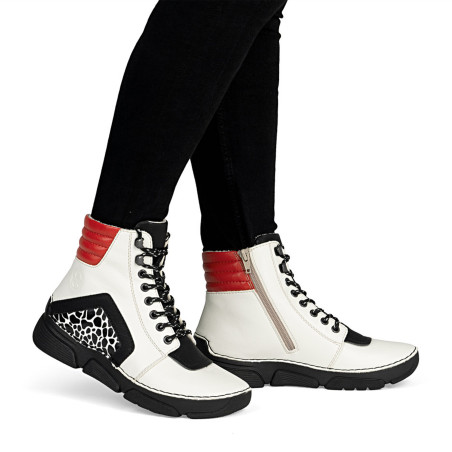 45904 Noir Multicolore, Boots Rieker