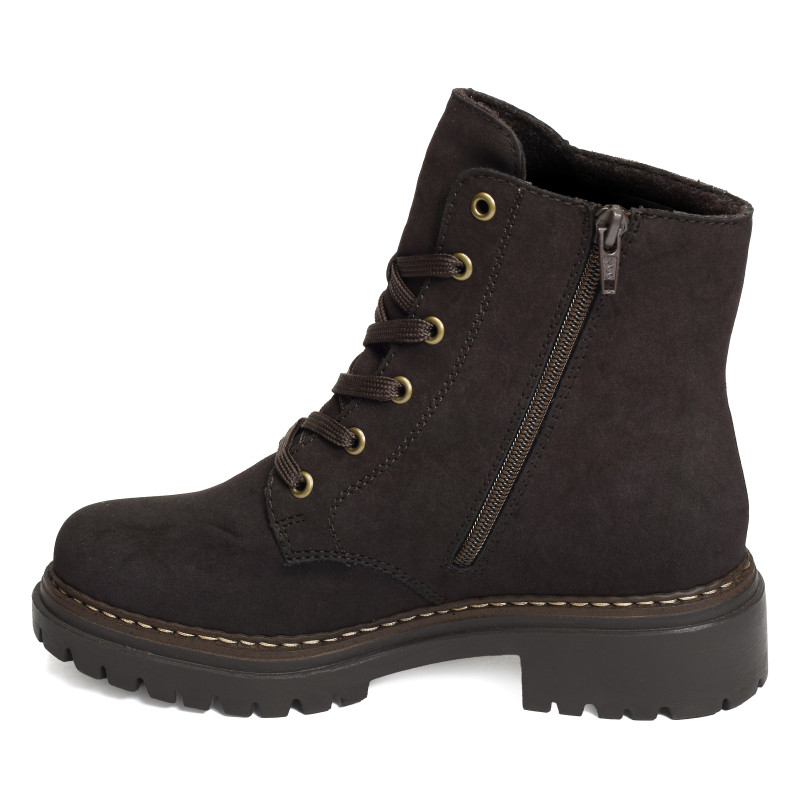 72617 Chocolat Léopard, Boots Rieker