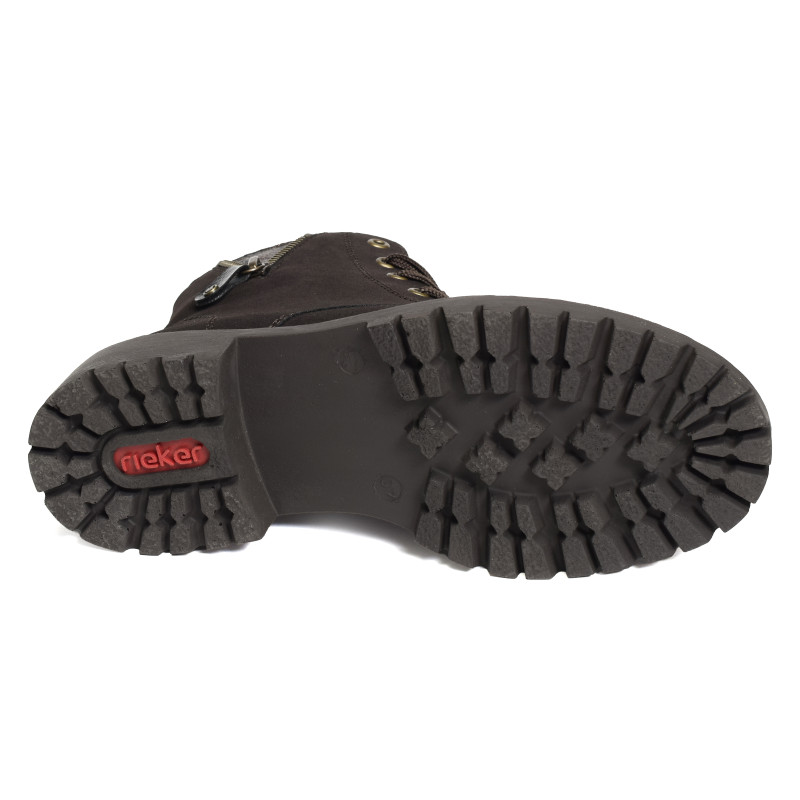 72617 Chocolat Léopard, Boots Rieker