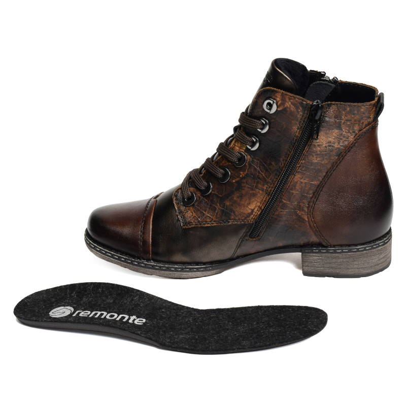 D4382 Marron, Bottillons Remonte