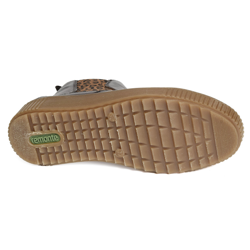 R7994 Chocolat Léopard, Bottines Remonte