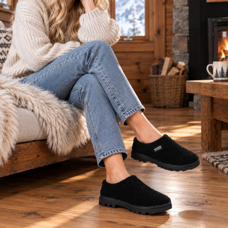 DUNELITE MULE COSY Noir, Mules Palladium