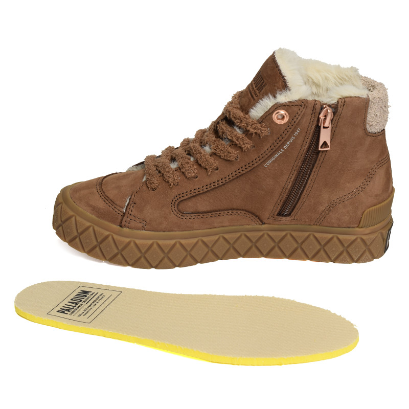 PALLA ACE NBK WL RAW Marron, Baskets montantes Palladium