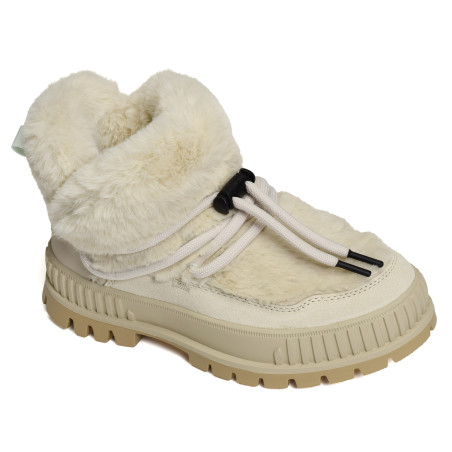 PALLASHOCK WL HIVER Ecru, Boots Palladium