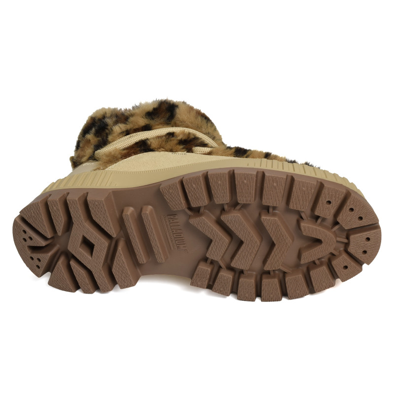 PALLASHOCK WL HIVER Beige Léopard, Boots Palladium