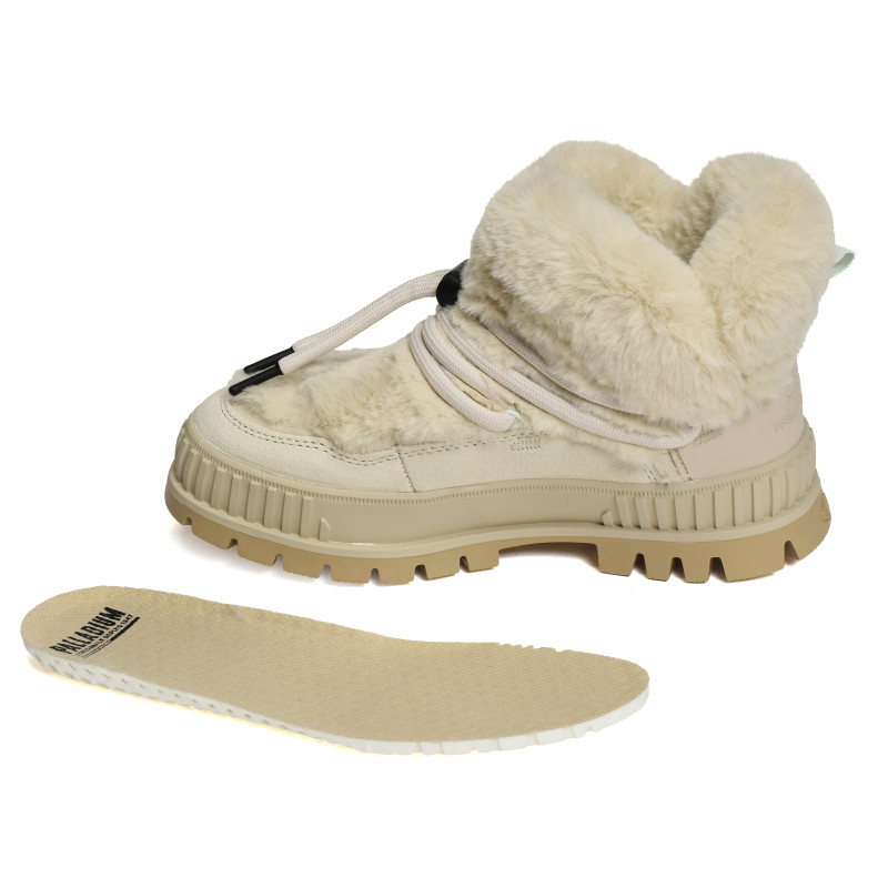 PALLASHOCK WL HIVER Ecru, Boots Palladium