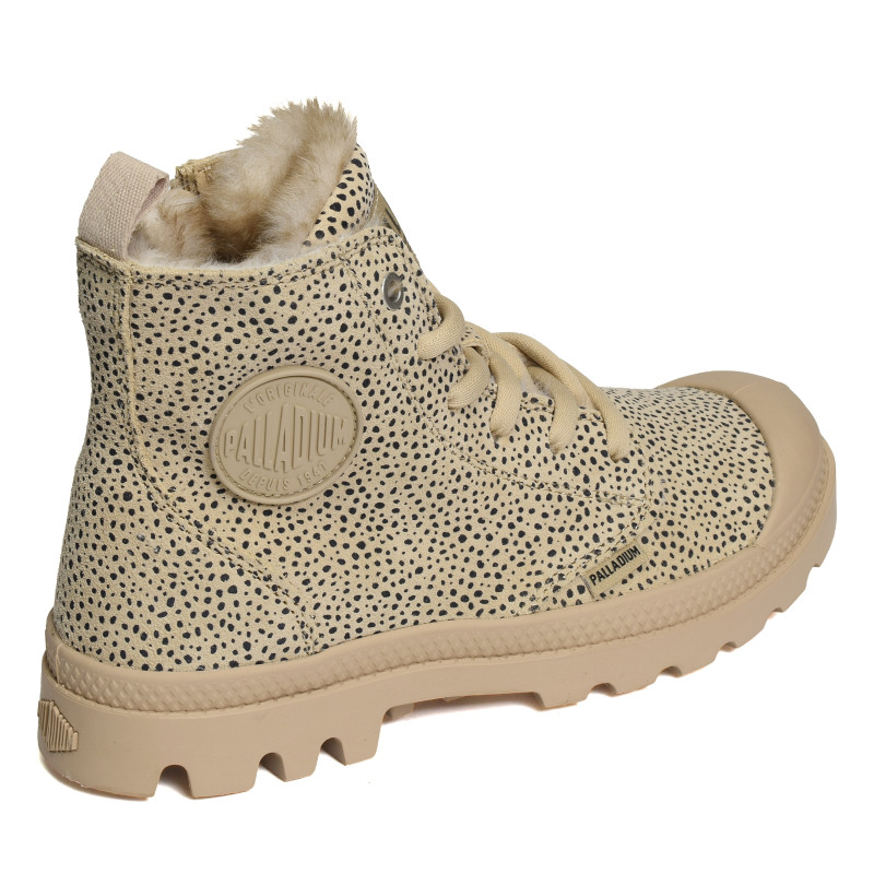 PAMPA HI ZIP WL Beige Léopard, Boots Palladium