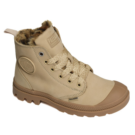PAMPA HI ZIP WL WILD Beige Léopard, Boots Palladium