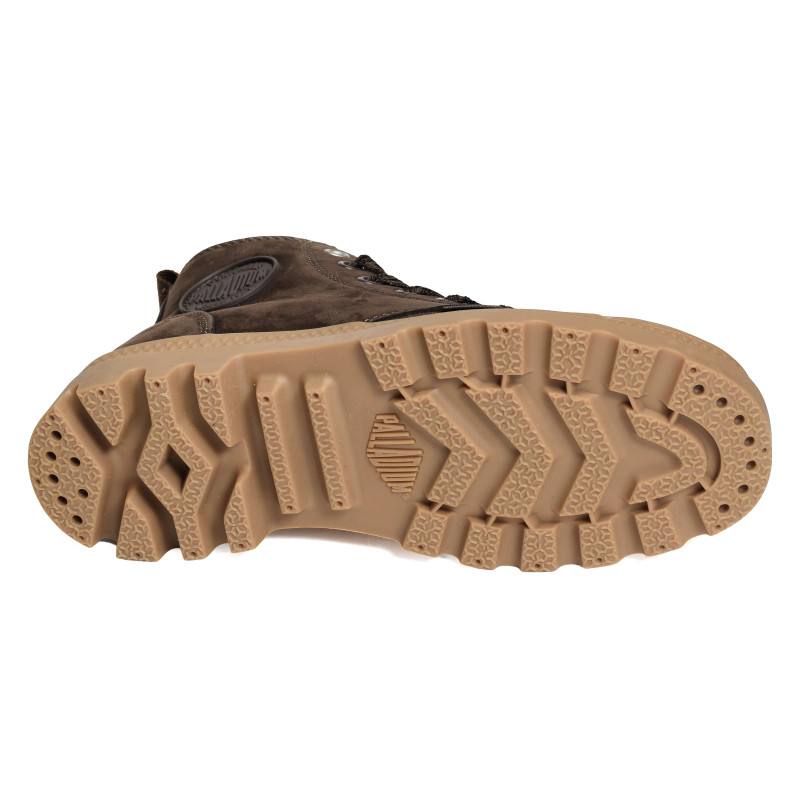 PAMPA HI ZIP WL WILD Chocolat Léopard, Boots Palladium