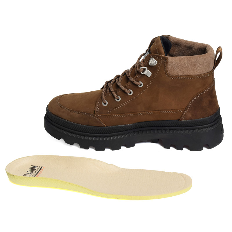 PALLATROOPER CUFF Marron, Boots Palladium