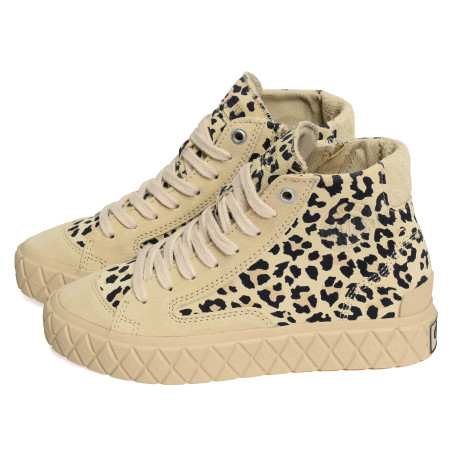 PALLA ACE CHUKKA SDE Beige Léopard, Baskets montantes Palladium