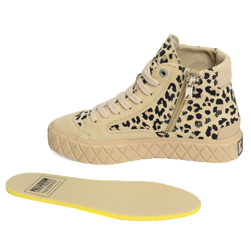 PALLA ACE CHUKKA SDE Beige Léopard, Baskets montantes Palladium