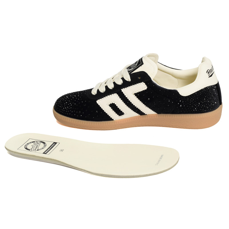 CLOUD VELVET STAR Noir, Baskets Mode Back 70