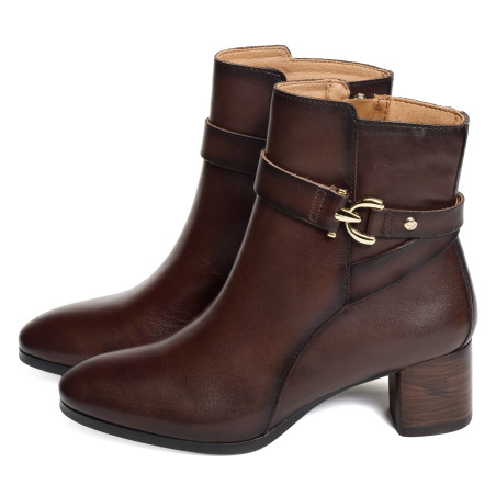 CALAFAT 8914 Chocolat, Bottines Pikolinos