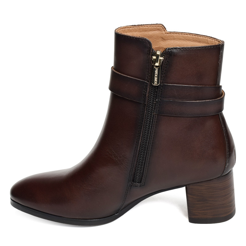 CALAFAT 8914 Chocolat, Bottines Pikolinos