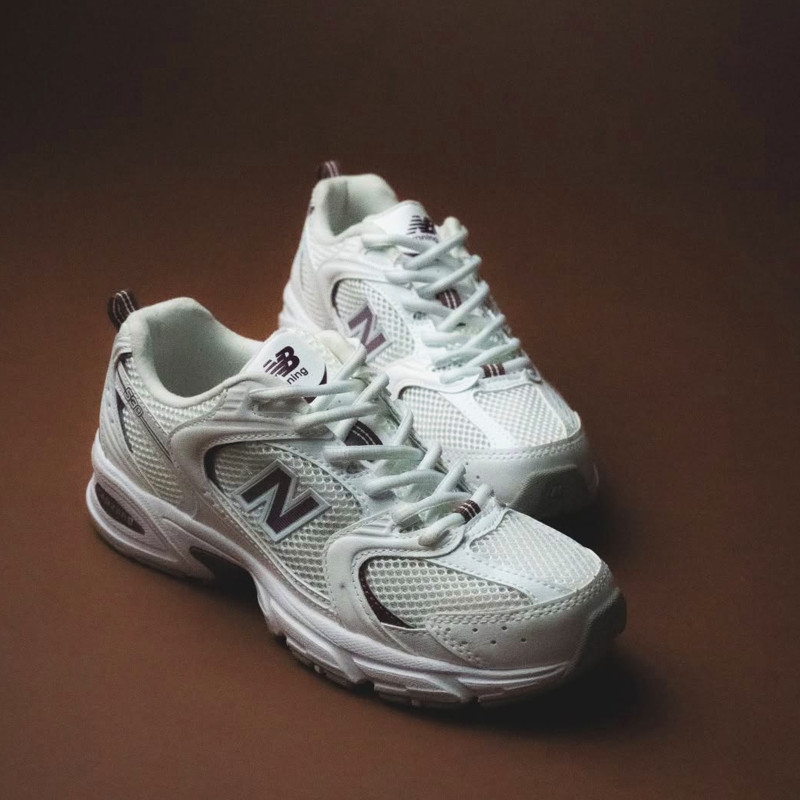 U530 Blanc Bordeaux, Baskets running New Balance