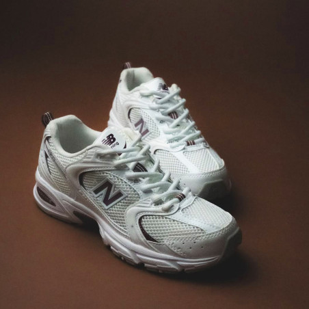 U530 Blanc Bordeaux, Baskets running New Balance