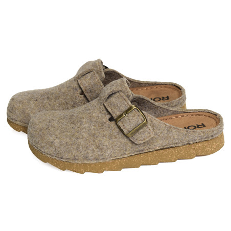 7102 Taupe, Mules Rohde
