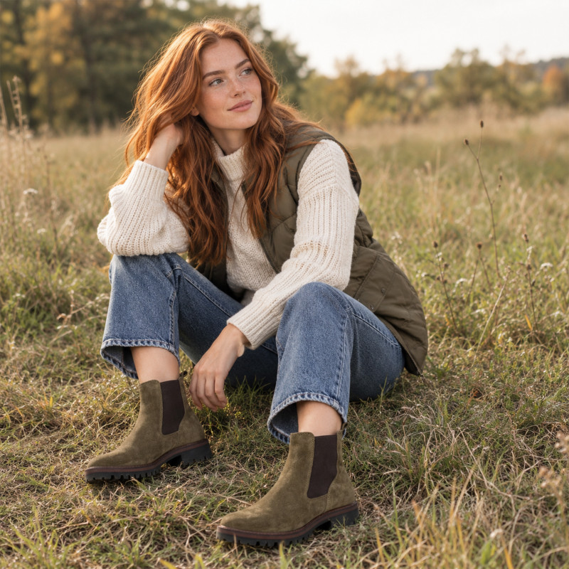 MILITARE 5700 Kaki, Chelsea boots Another Trend
