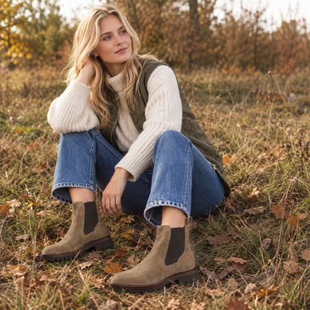 MILITARE 5700 Taupe, Chelsea boots Another Trend