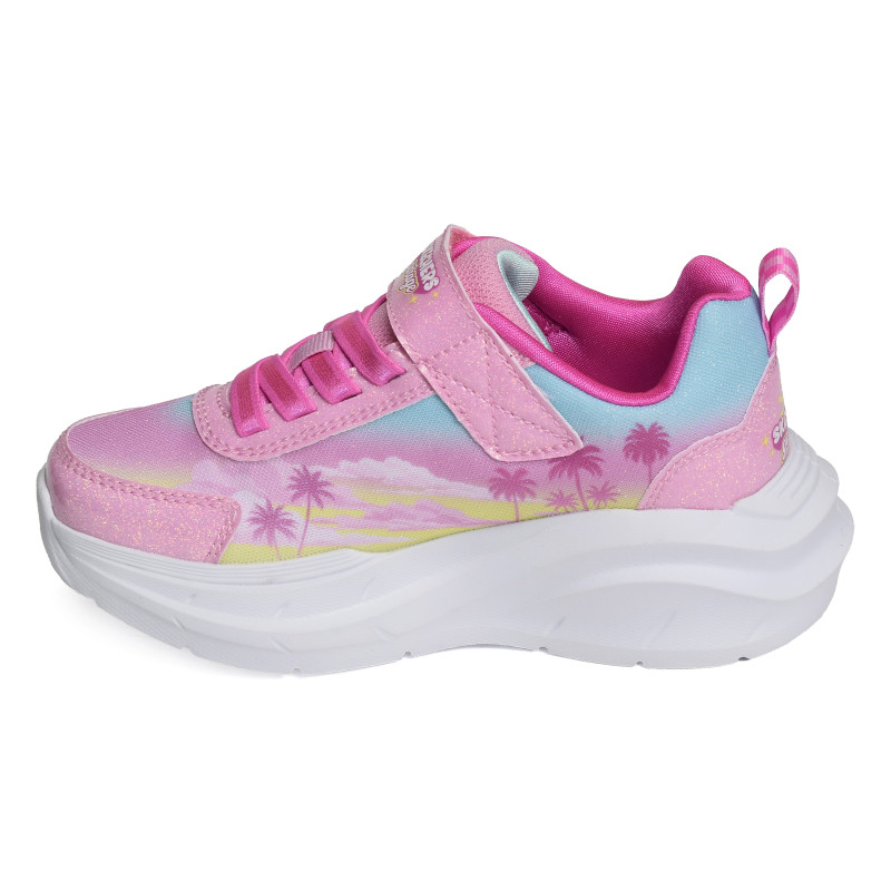 GARAGE SUNSET Rose Multicolore, Baskets running Skechers