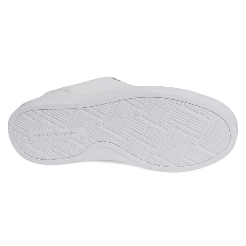 TH FEMININE CUPSOLE MONOGRAM 9606 Blanc Beige, Sneakers basses Tommy Hilfiger