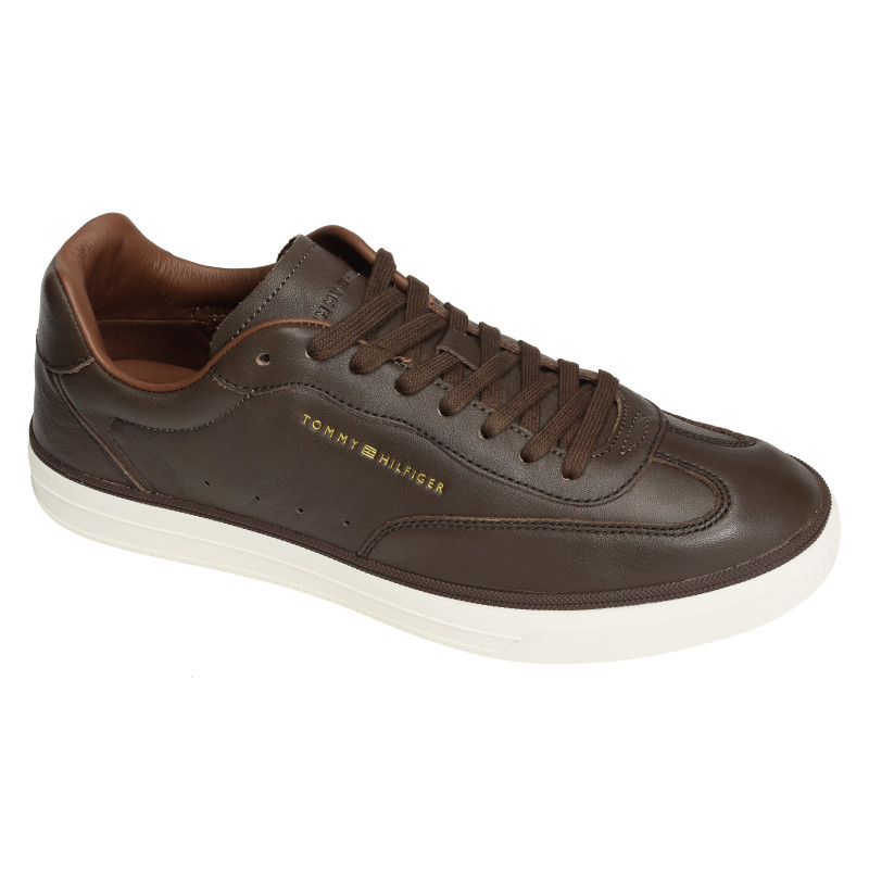 TH LO LUX LTH SNEAKER 5996 Marron, Sneakers basses Tommy Hilfiger