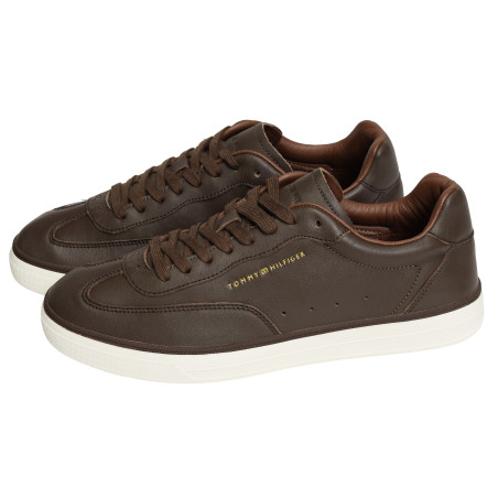 TH LO LUX LTH SNEAKER 5996 Marron, Sneakers basses Tommy Hilfiger