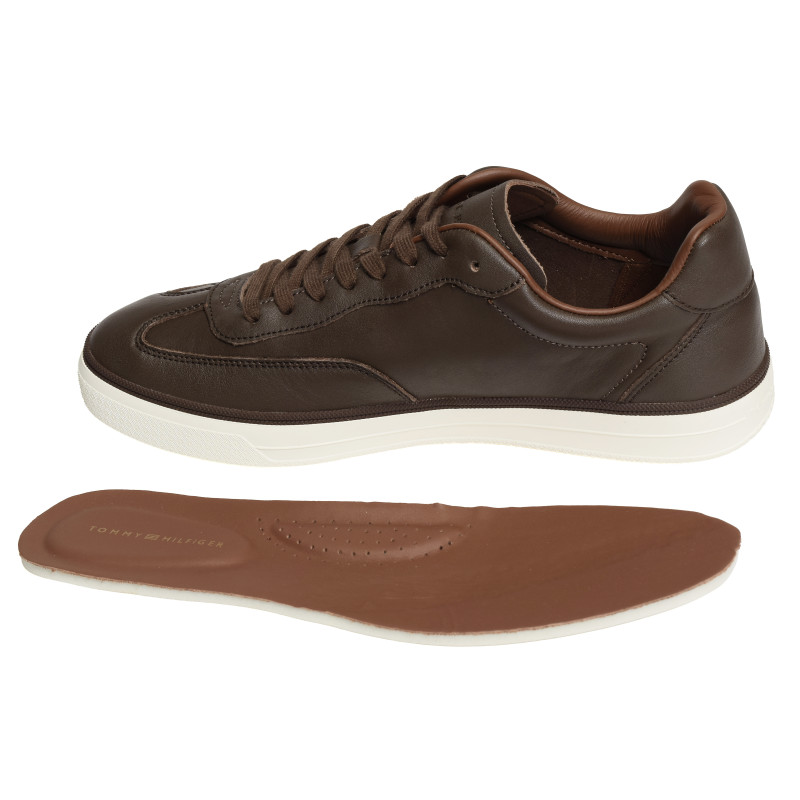 TH LO LUX LTH SNEAKER 5996 Marron, Sneakers basses Tommy Hilfiger
