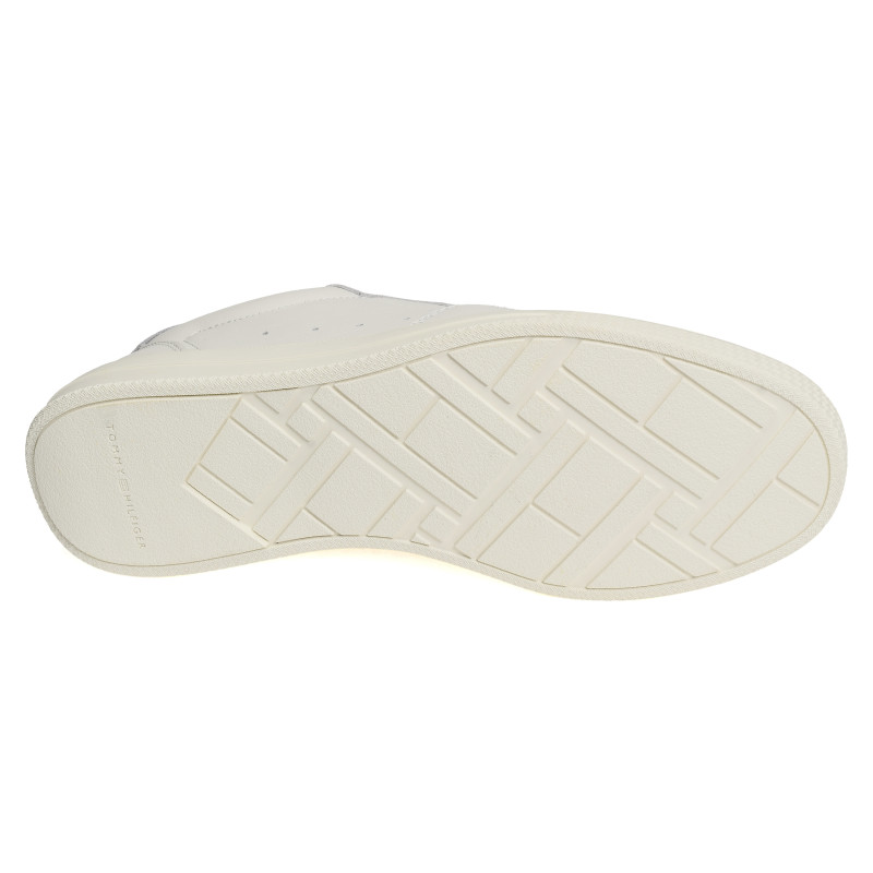 TH LO LUX LTH SNEAKER 5996 Ecru, Sneakers basses Tommy Hilfiger