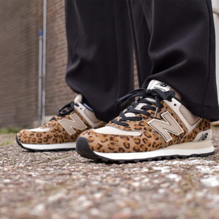 W574 Léopard, Baskets running New Balance