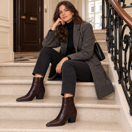 ELENA Chocolat, Santiags  Maroli