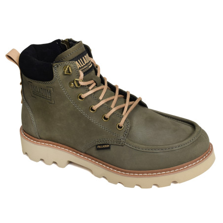 TROOPERLITE GRIT ZIP Kaki, Boots Palladium