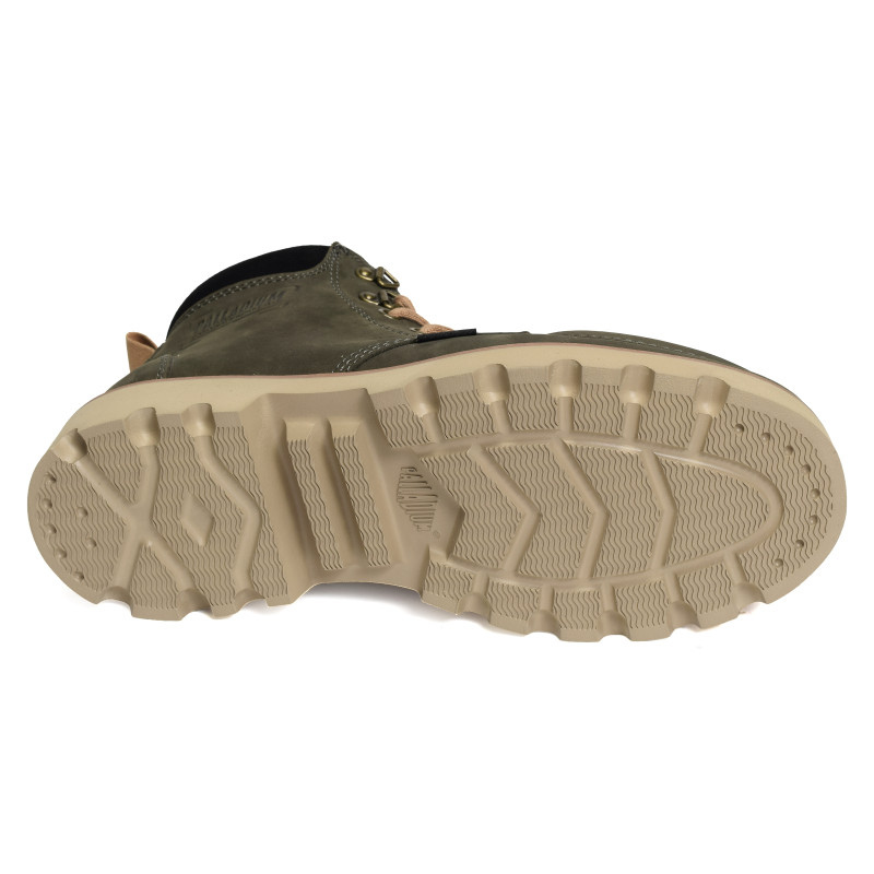 TROOPERLITE GRIT ZIP Kaki, Boots Palladium