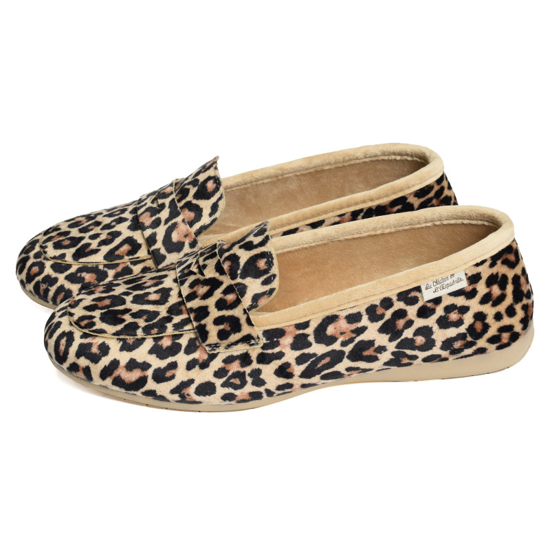 6057 Léopard, Mocassins La Maison de l'Espadrille